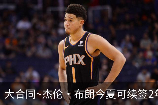 大合同~杰伦·布朗今夏可续签2年1.419亿 若等明夏最高3年2.209亿